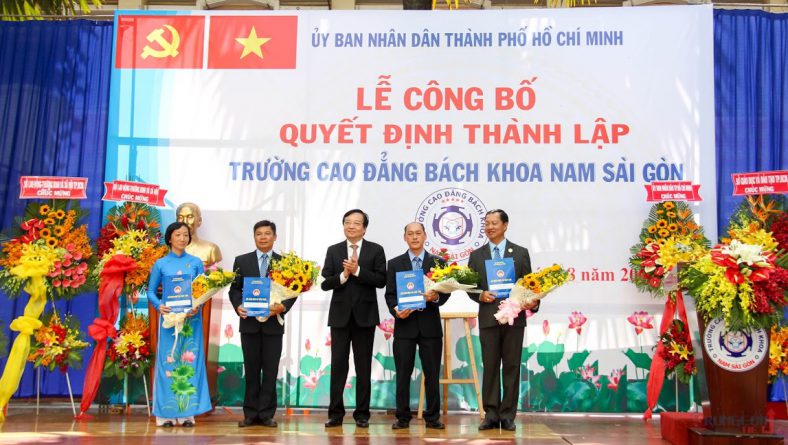 Lễ Công bố Quyết định thành lập trường Cao đẳng Bách khoa Nam Sài Gòn ✔️  
