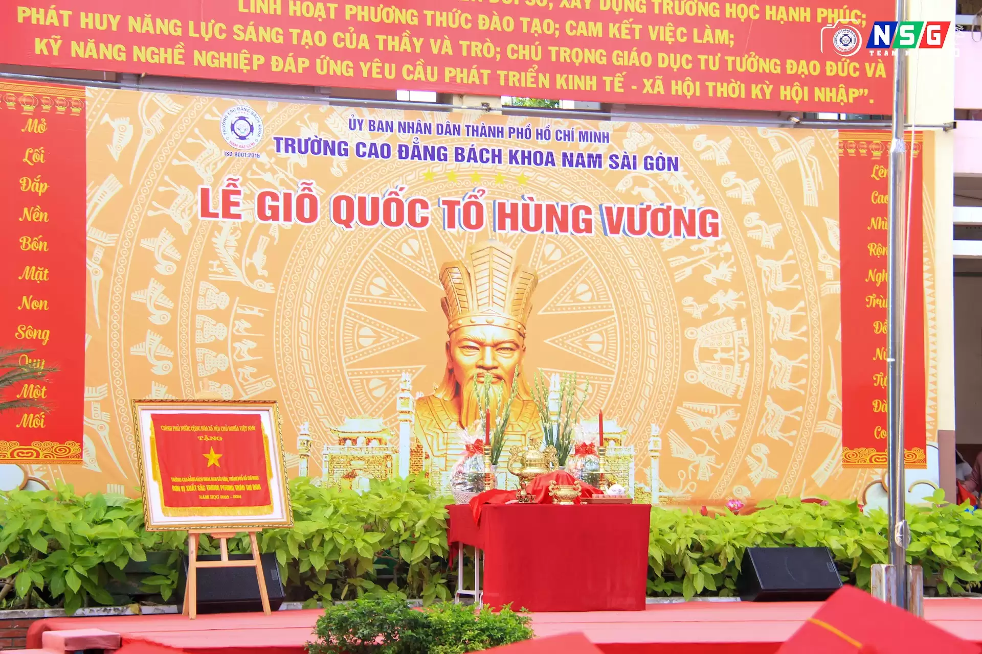 Hung Kings Commemoration Ceremony 2025 at Nam Sai Gon Polytechnic College 1 Hung Kings Commemoration Ceremony 2025 at Nam Sai Gon Polytechnic College